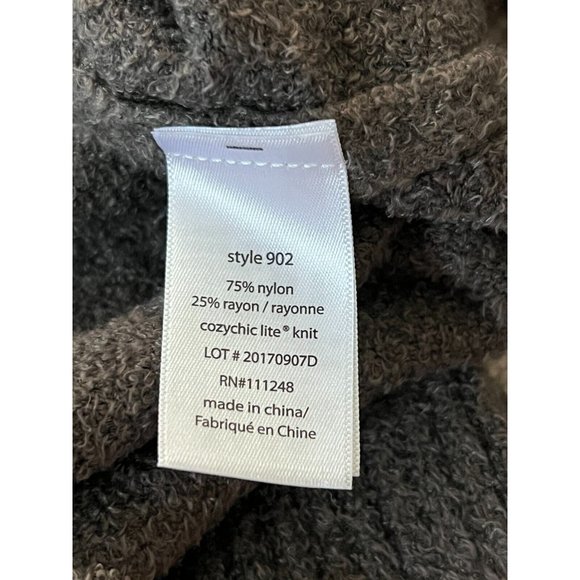 Barefoot Dreams Cozychic Womens Gray Cardigan Sweater Cliffside Wrap One… - Picture 6 of 8